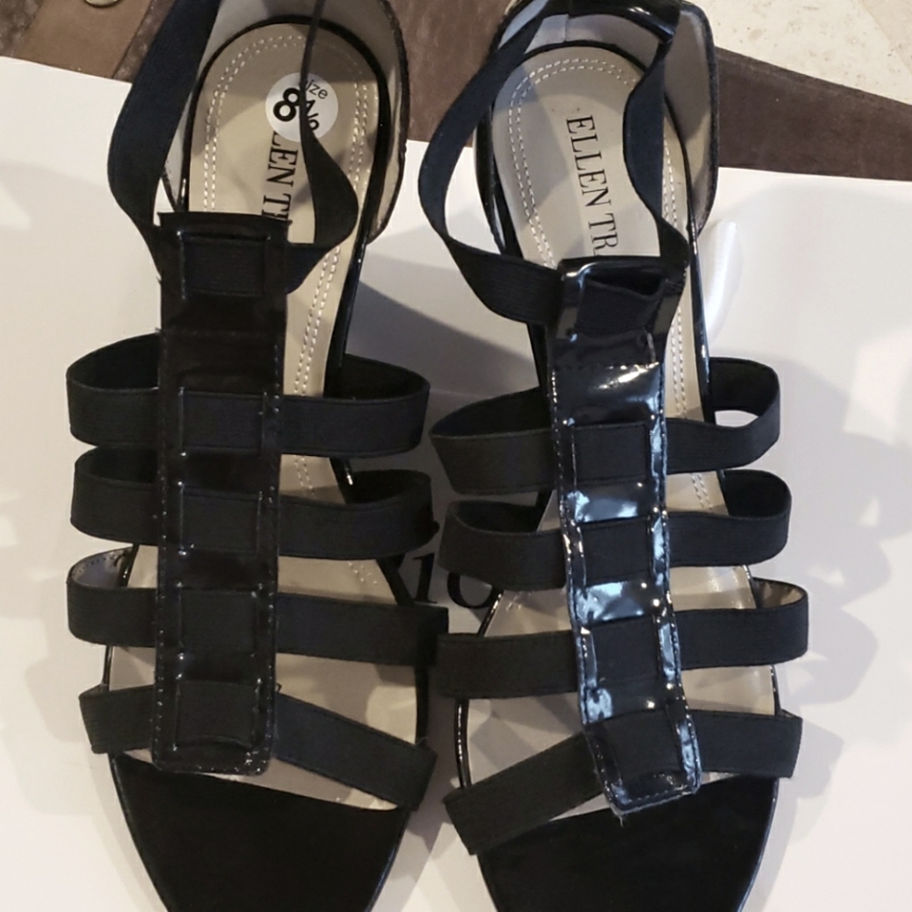 Ellen Tracy Wedge Sandals